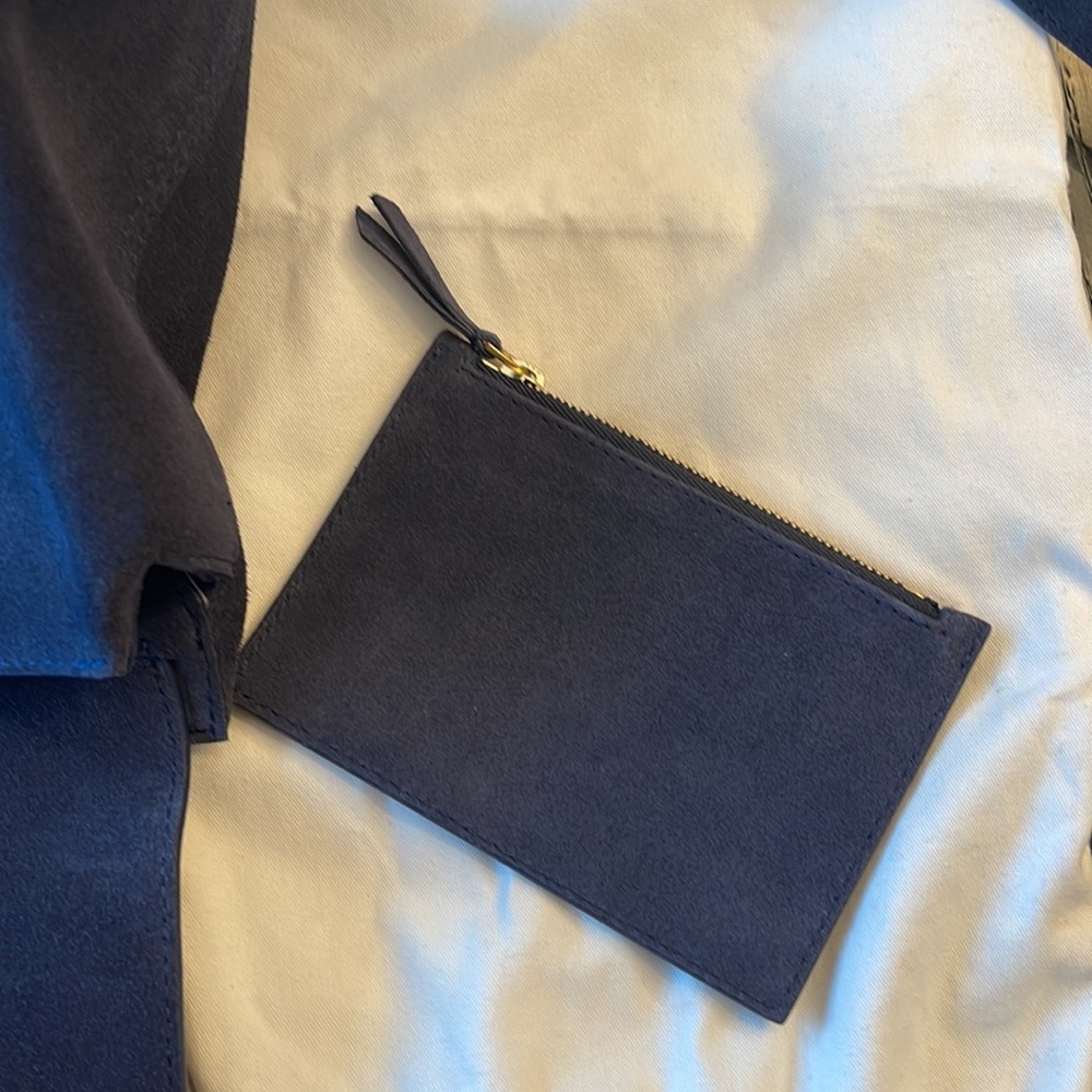 Aritzia Babaton dark Periwinkle purse with removable strap - Picture 11 of 11